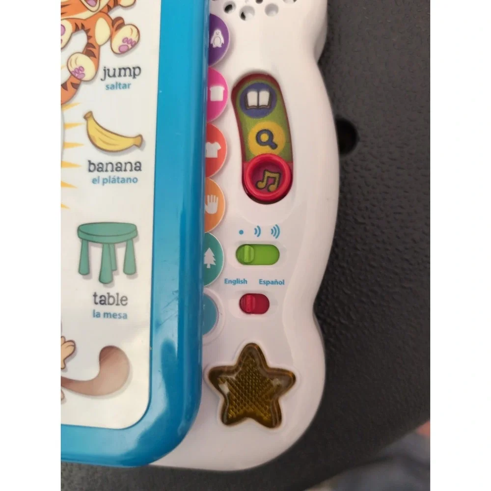 Leap Frog Learning Friends 100 Words Electronic Book English Spanish 2018 Works